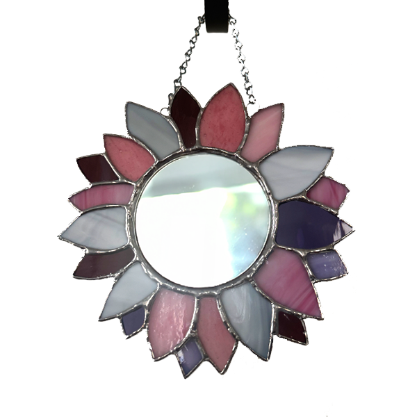Pink Flower Suncatcher