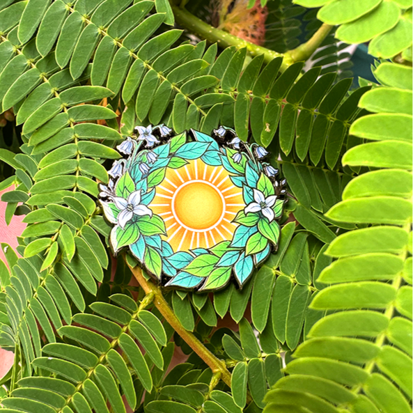 Solar Bloom Pin