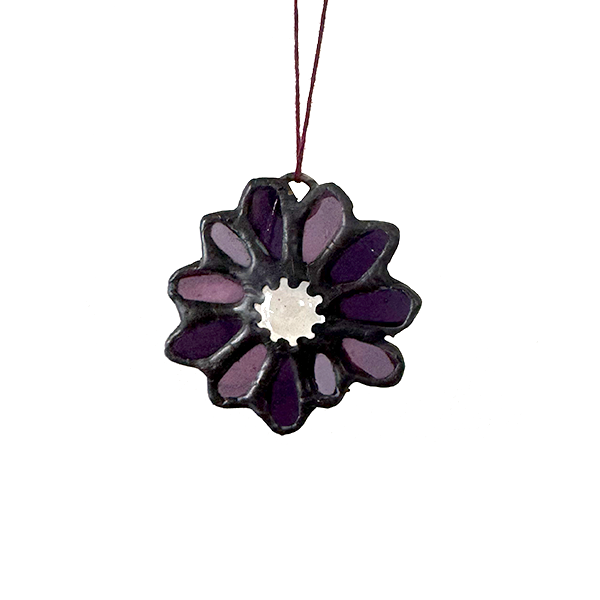 Purple Flower Suncatcher
