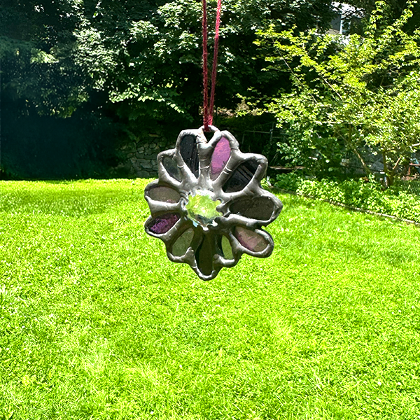 Purple Flower Suncatcher