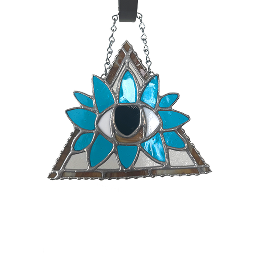 Blue Blooming Eye Suncatcher