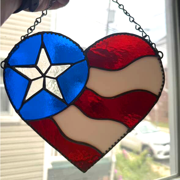 Flag Suncatcher