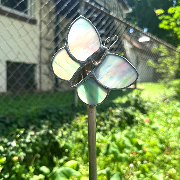 Iridescent Garden Stake