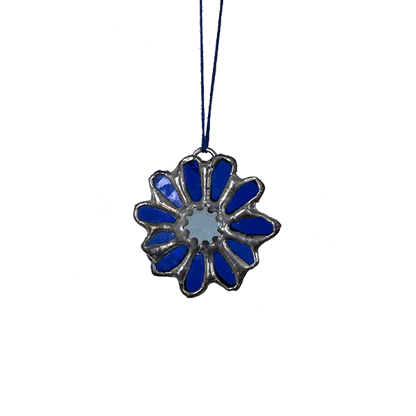 Blue Flower Suncatcher