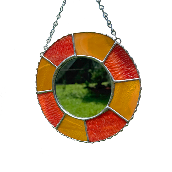 Red/Yellow Mirror Suncatcher