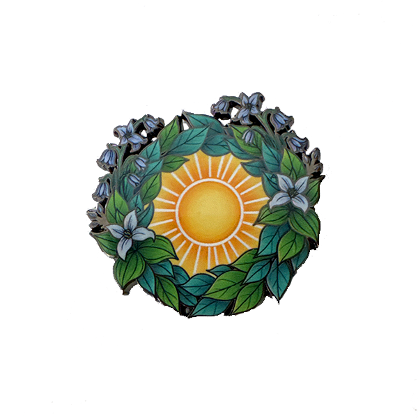 Solar Bloom Pin