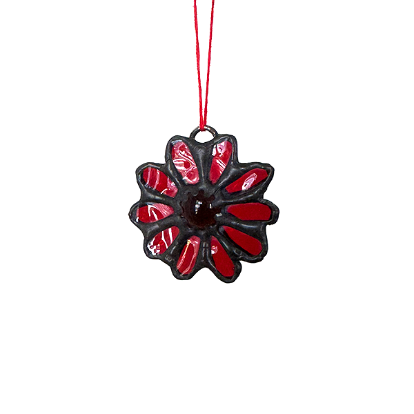 Red Flower Suncatcher