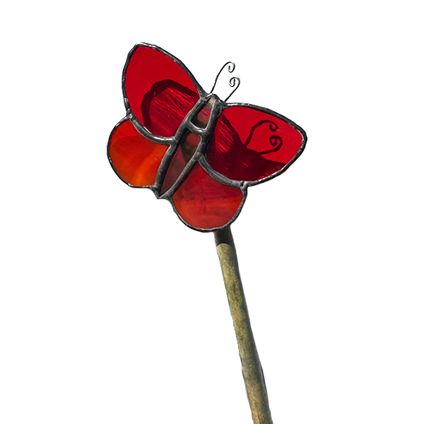 Red Garden Stake